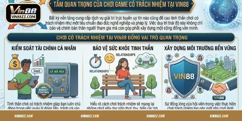 Chơi có trách nhiệm tại VIN88 đóng vai trò quan trọng