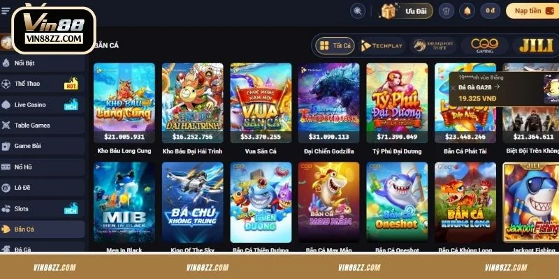Điểm danh game bắn cá đổi thưởng không nên bỏ lỡ