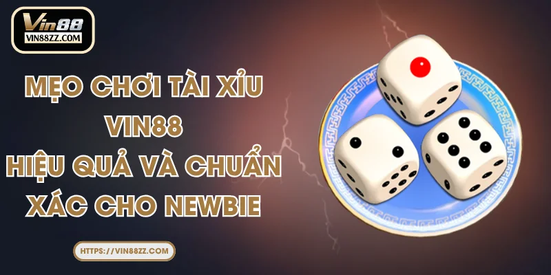 Mẹo Chơi Tài Xỉu VIN88 Hiệu Quả Và Chuẩn Xác Cho Newbie