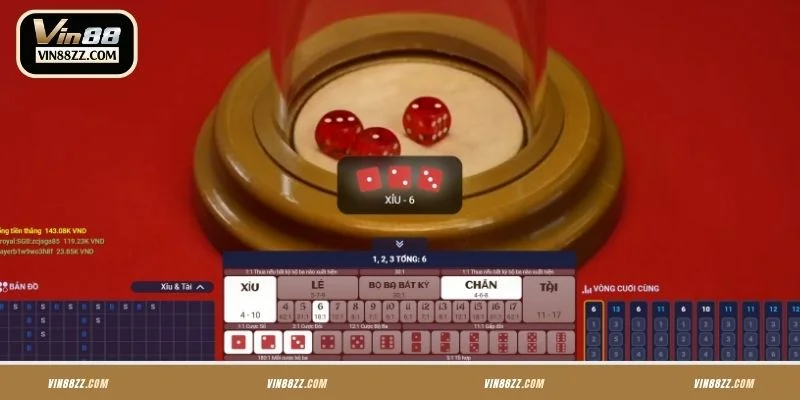 Nắm vững cách chơi game Sicbo VIN88