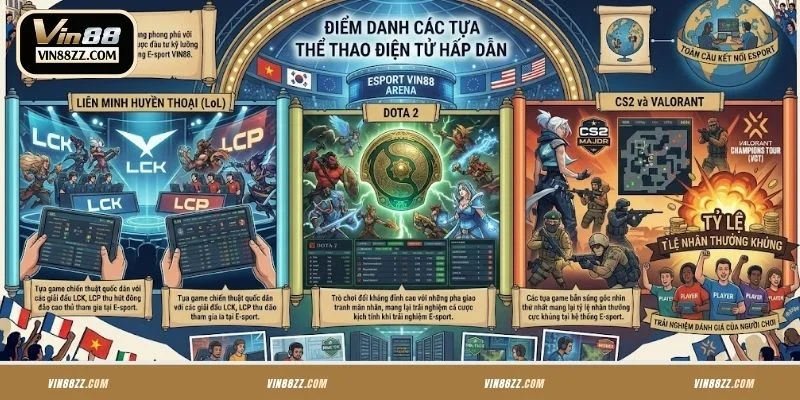 Top các tựa thể thao điện tử hấp dẫn