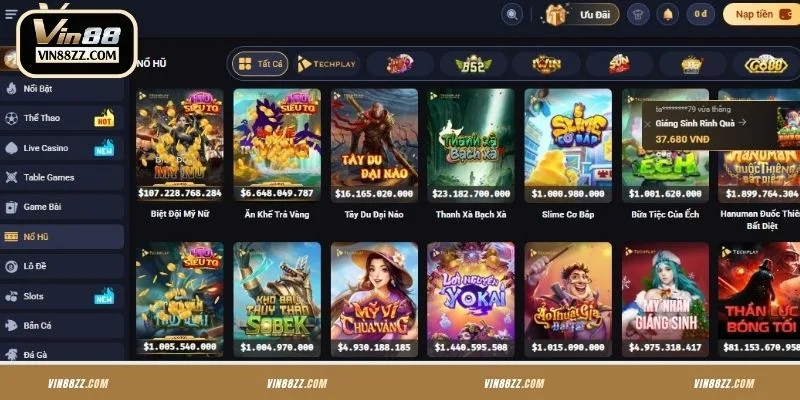 Top game nổ hũ hấp dẫn nên tham gia