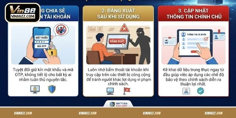 Trách nhiệm người chơi trong việc bảo vệ quyền riêng tư