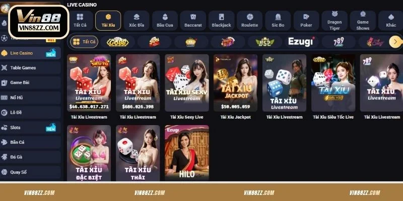 Vài nét cơ bản về Casino VIN88