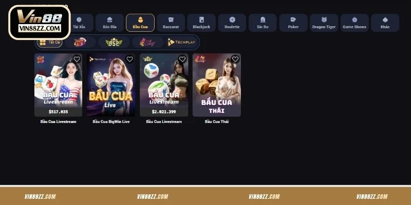 Vài nét cơ bản về game Bầu Cua VIN88